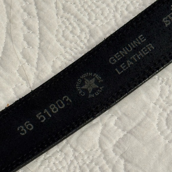 Silver Creek Leather Belt with Horse Buckle - Picture 5 of 6